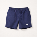Navy Cotton Shorts